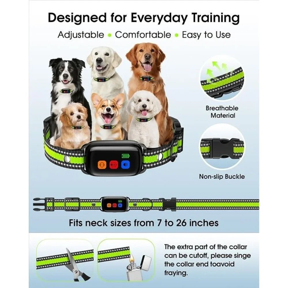 Vibrating Dog Training Collar No Shock with Remote